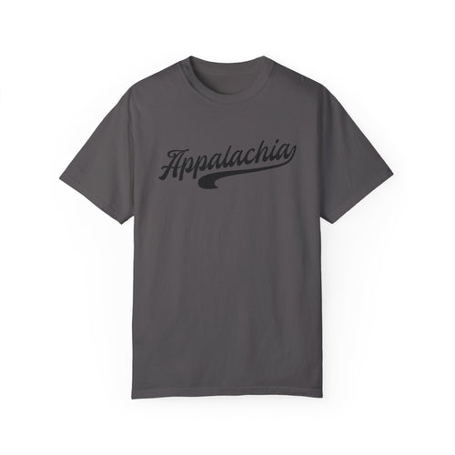Appalachia Script – Unisex-T-Shirt mit Pigmentfärbung