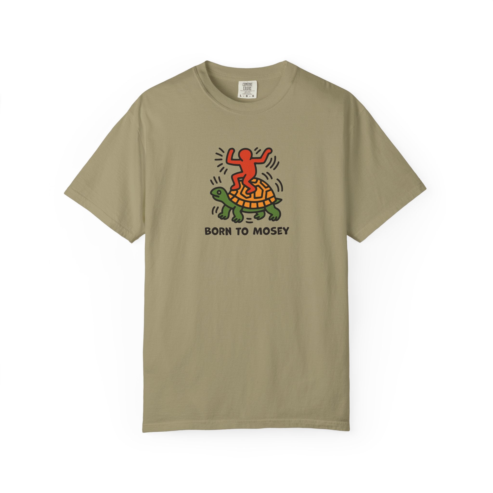 Born to Mosey Unisex T-Shirt mit Pigmentfärbung