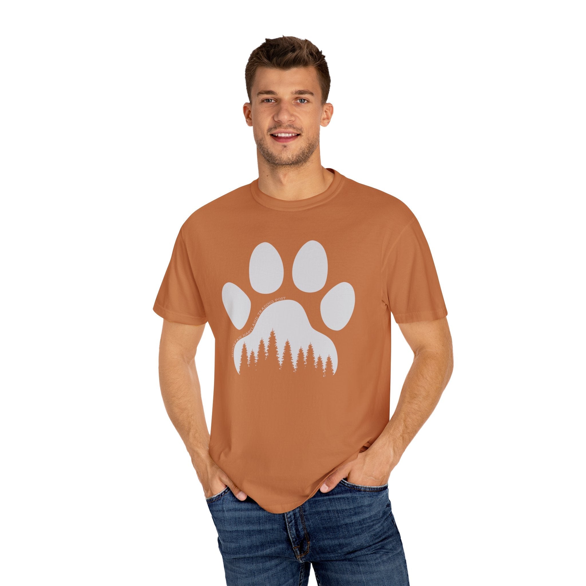 Piney Paw - Unisex Garment-Dyed T-shirt