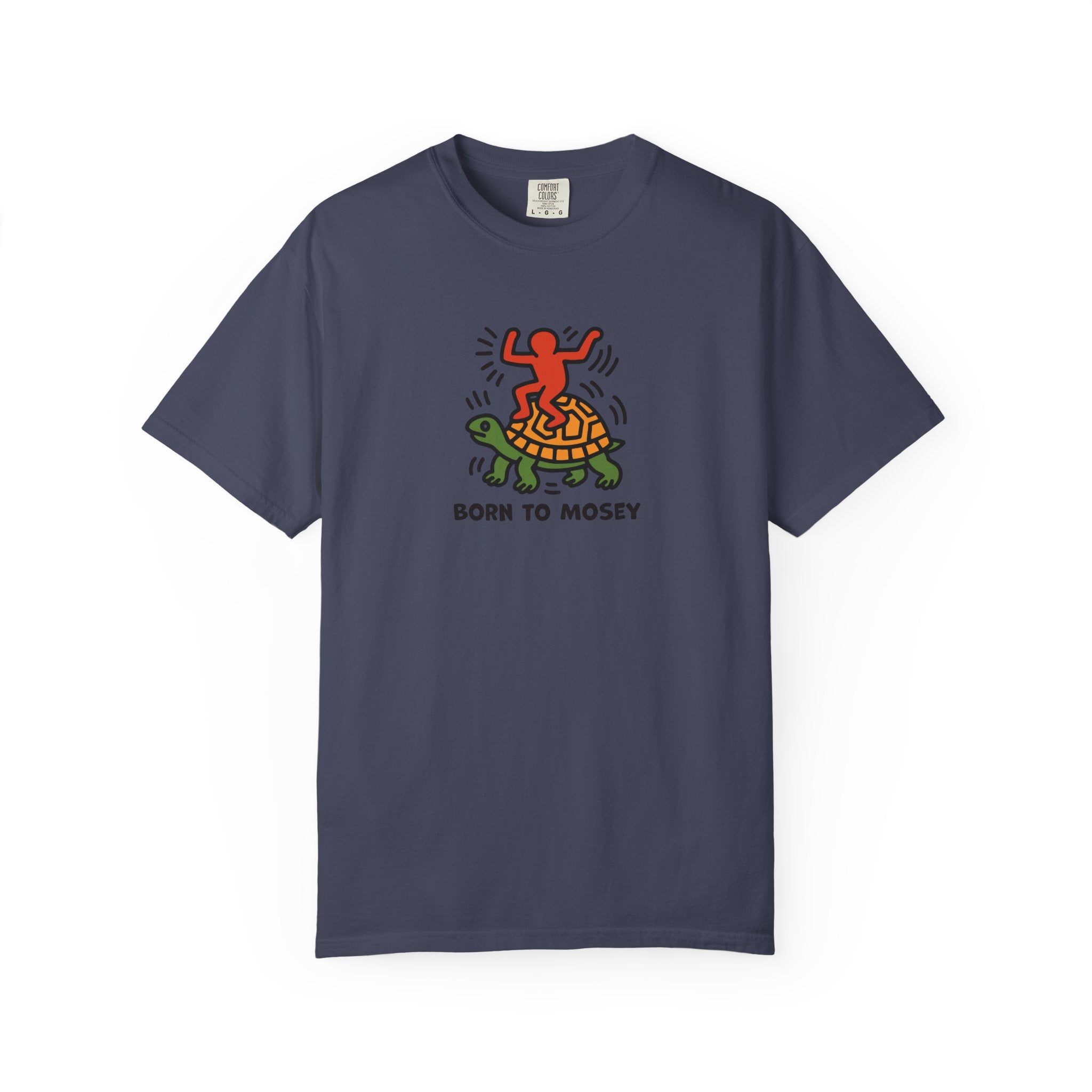 Born to Mosey Unisex T-Shirt mit Pigmentfärbung