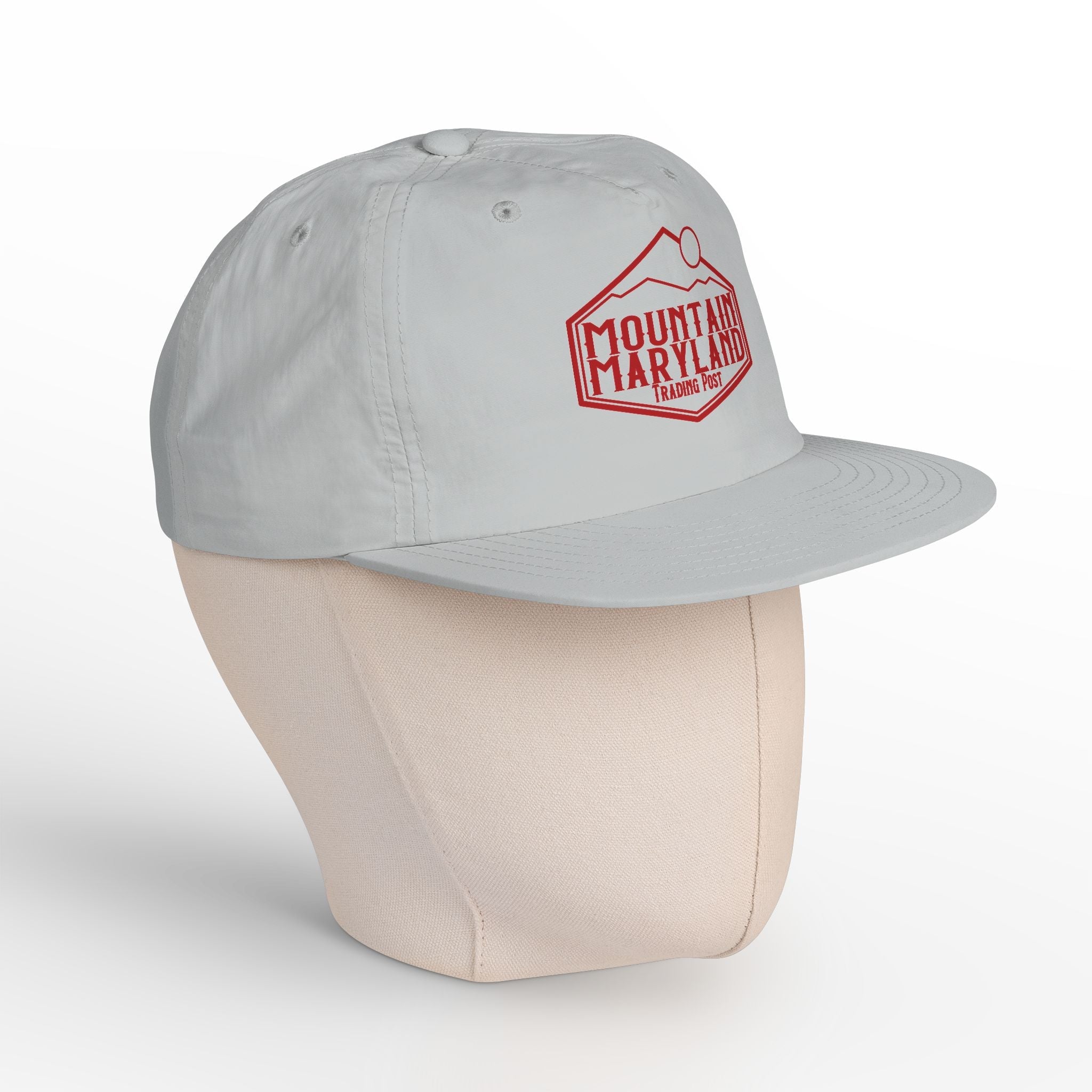 Mountain Maryland Surf Cap — Vintage Red Logo Snapback Hat
