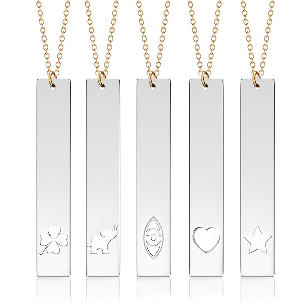 Stella Vertical Bar Necklace