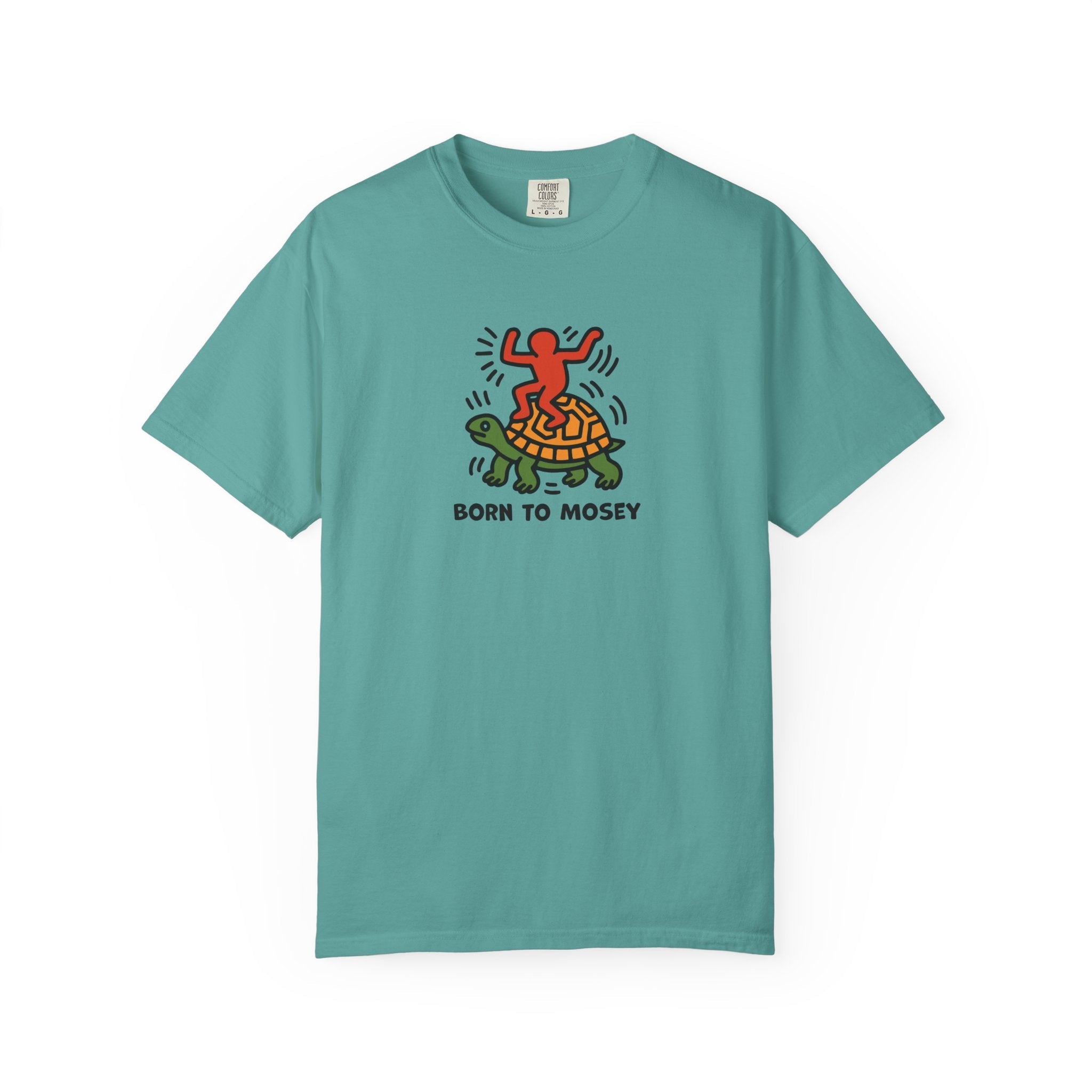 Born to Mosey Unisex T-Shirt mit Pigmentfärbung