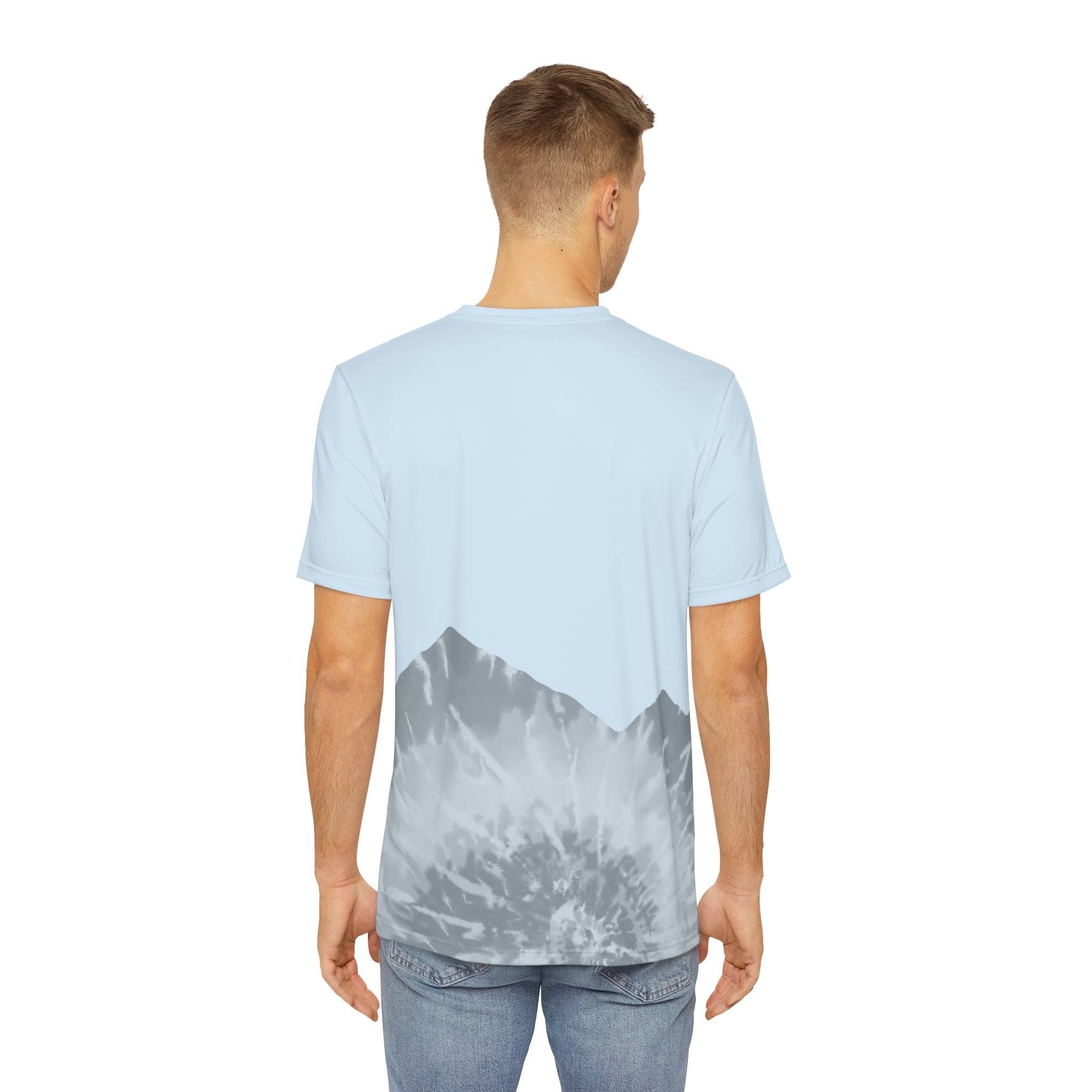 Blue Range Tie-Dye - Men's Polyester Tee