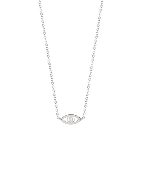 Adina Diamond Evil Eye Halskette