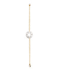 Aya Initial Personalized Token Bracelet