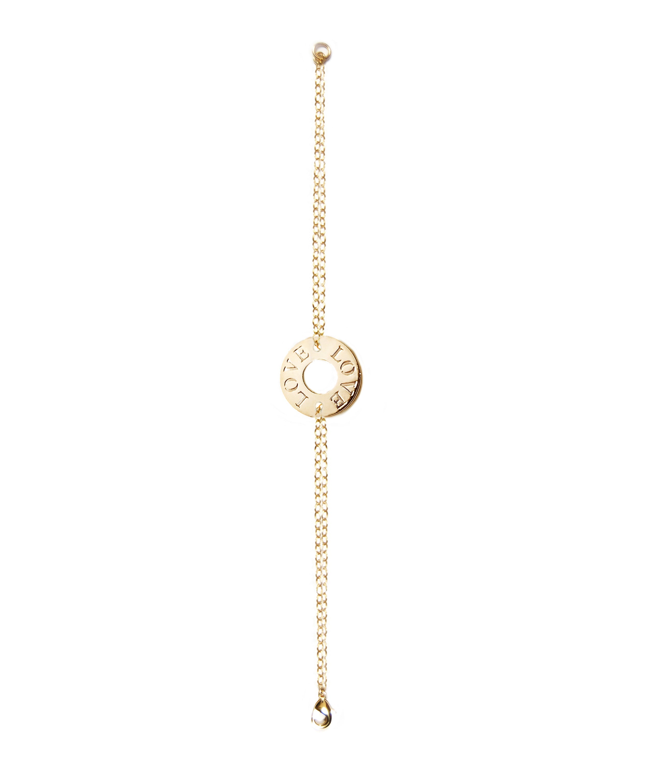 XOXO and LOVE Mini Token Bracelet