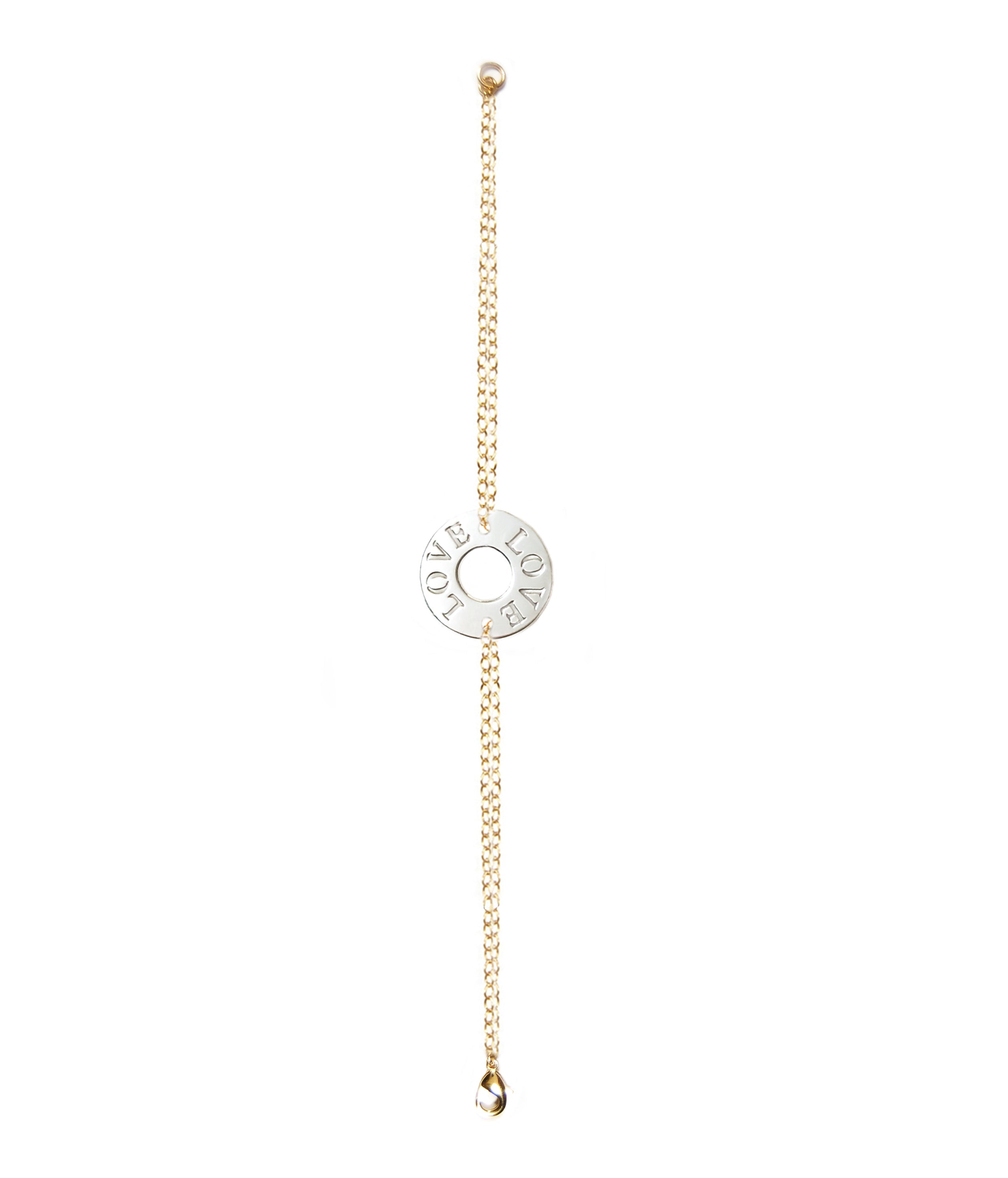 XOXO and LOVE Mini Token Bracelet
