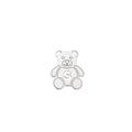 Teddy Bear Initial Charm