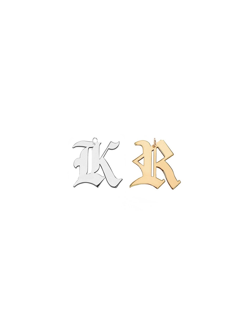 Old London Initial Charm