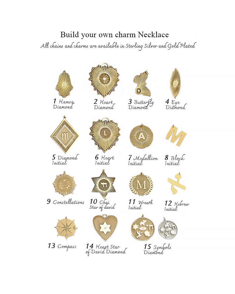 Build Your Own Charm Lariat Necklace