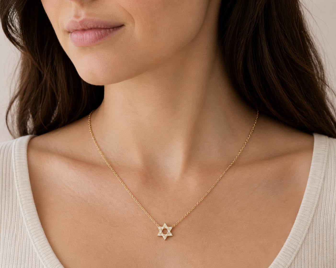 Kira Mini Star of David Necklace