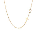 Dani Personalized Cross Necklace