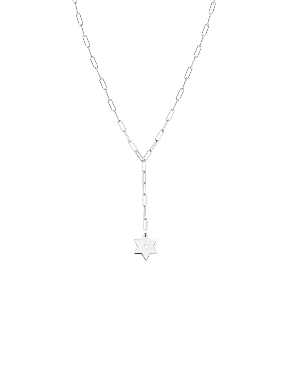 Magen David Paperclip Lariat