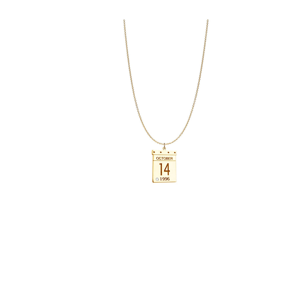 Date Calendar Charm