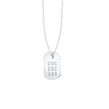 Dates Dog Tag Necklace
