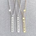That You Define Who You Are Jew Necklace