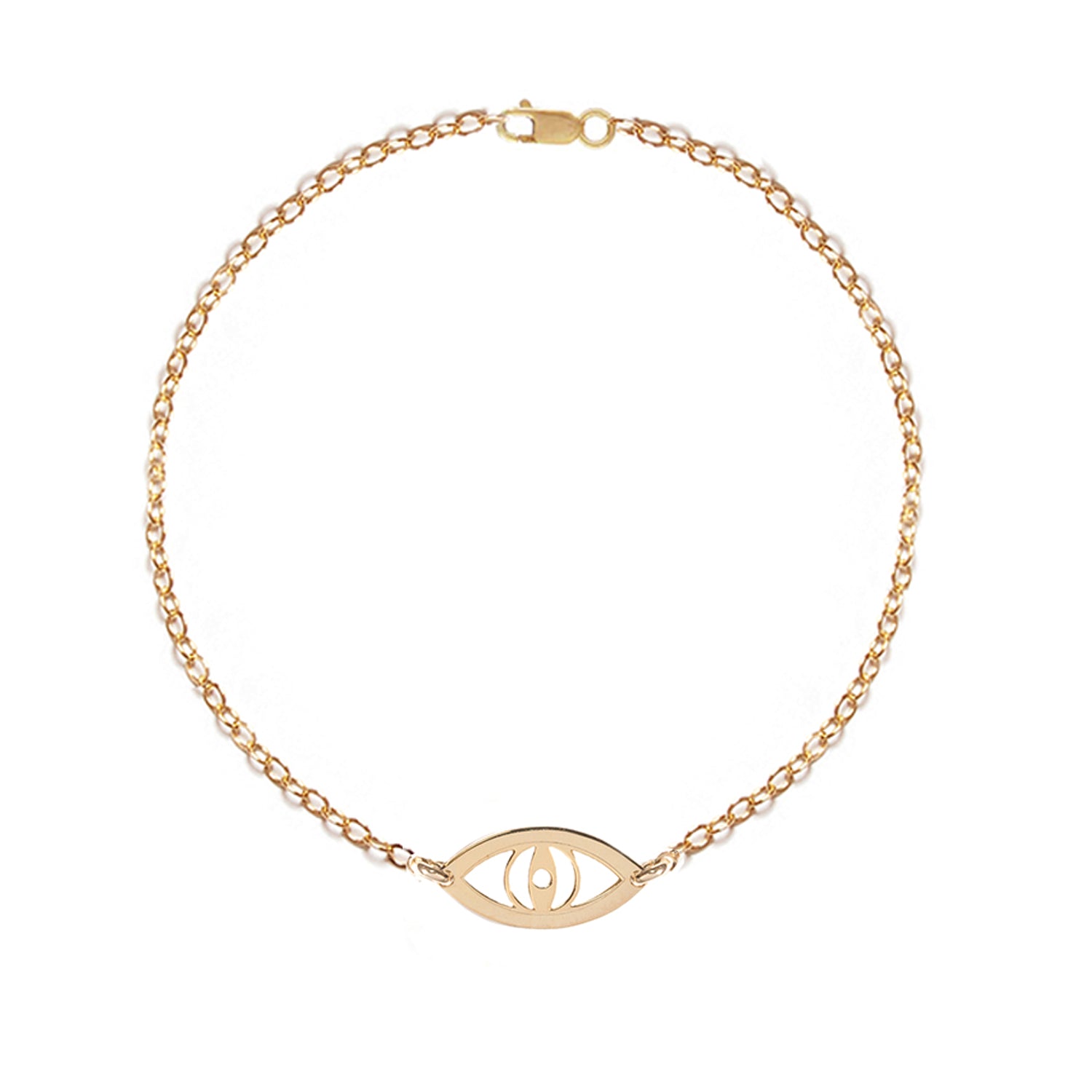 Eye Paperclip Bracelet