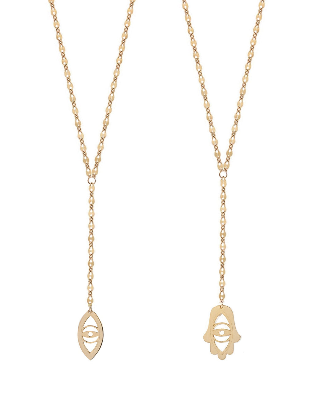 Joyce Evil Eye and Hamsa Lariat