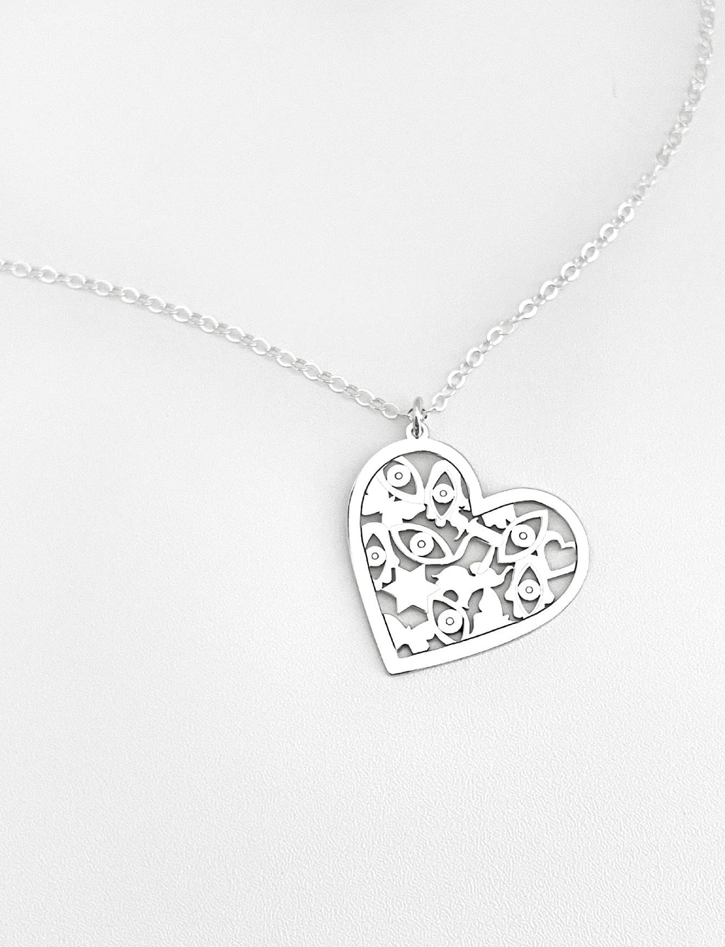 Mia Good Luck Heart Necklace