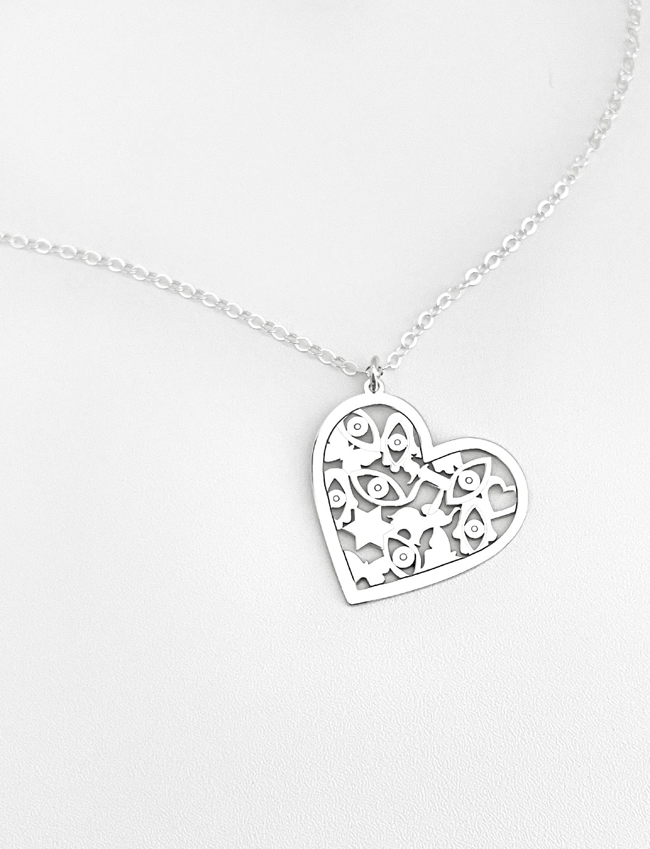 Mia Good Luck Heart Necklace