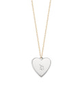 Ivy Heart Medallion Initials Necklace