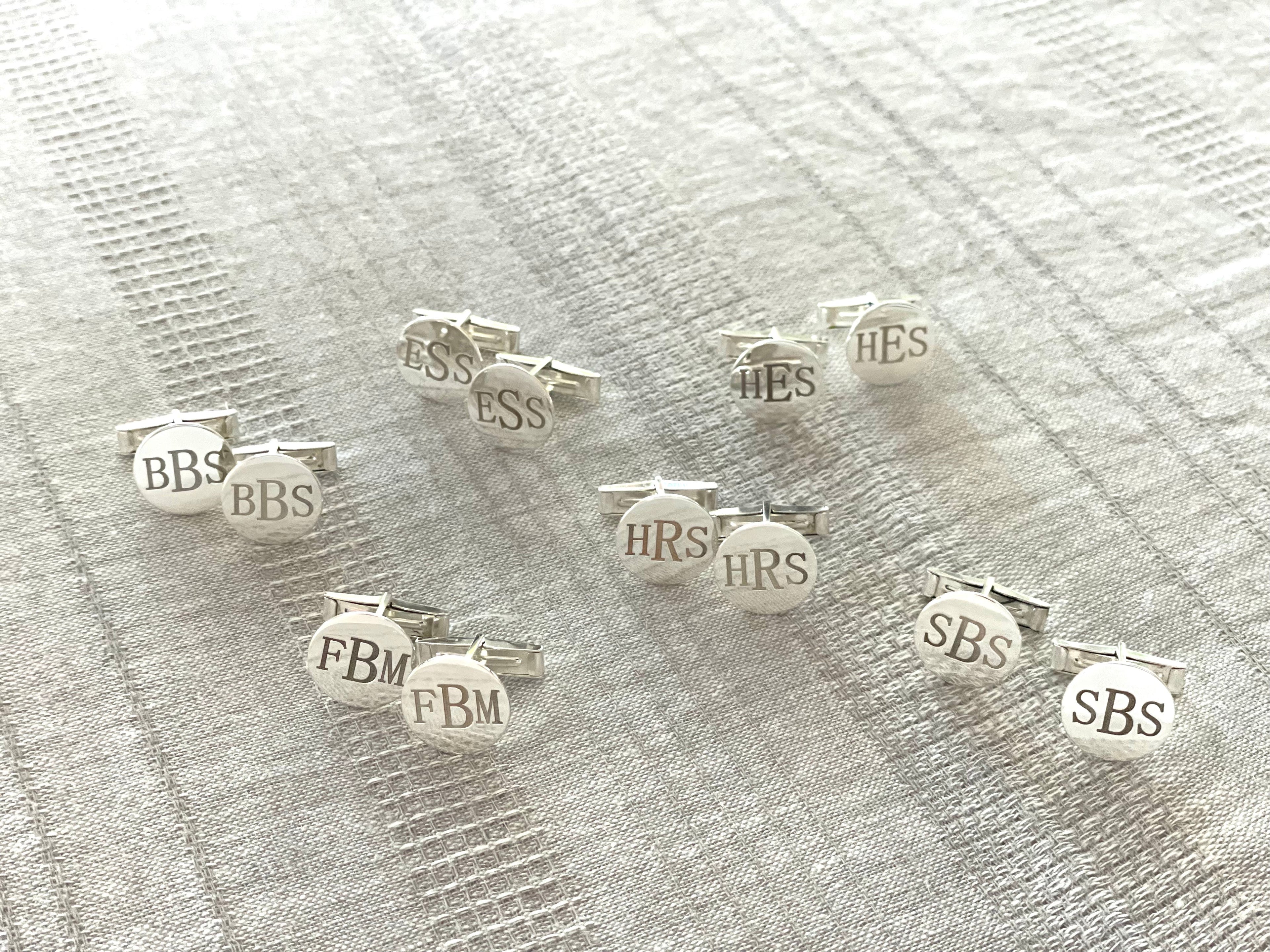 Personalized Initial Cufflinks