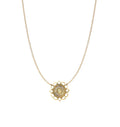 Deven Initial Medallion Necklace