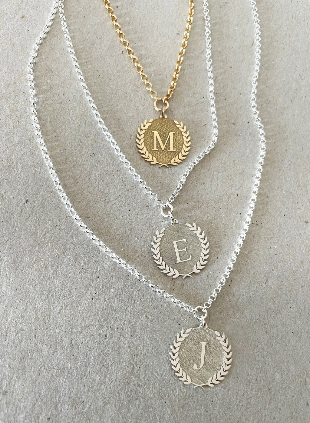 Apollo Wreath Medallion Necklace