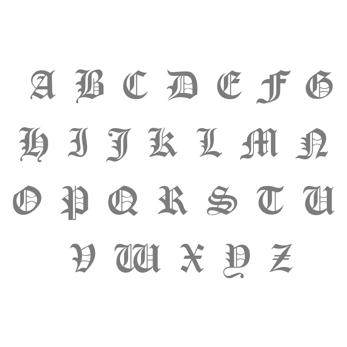 Old London Initial Charm