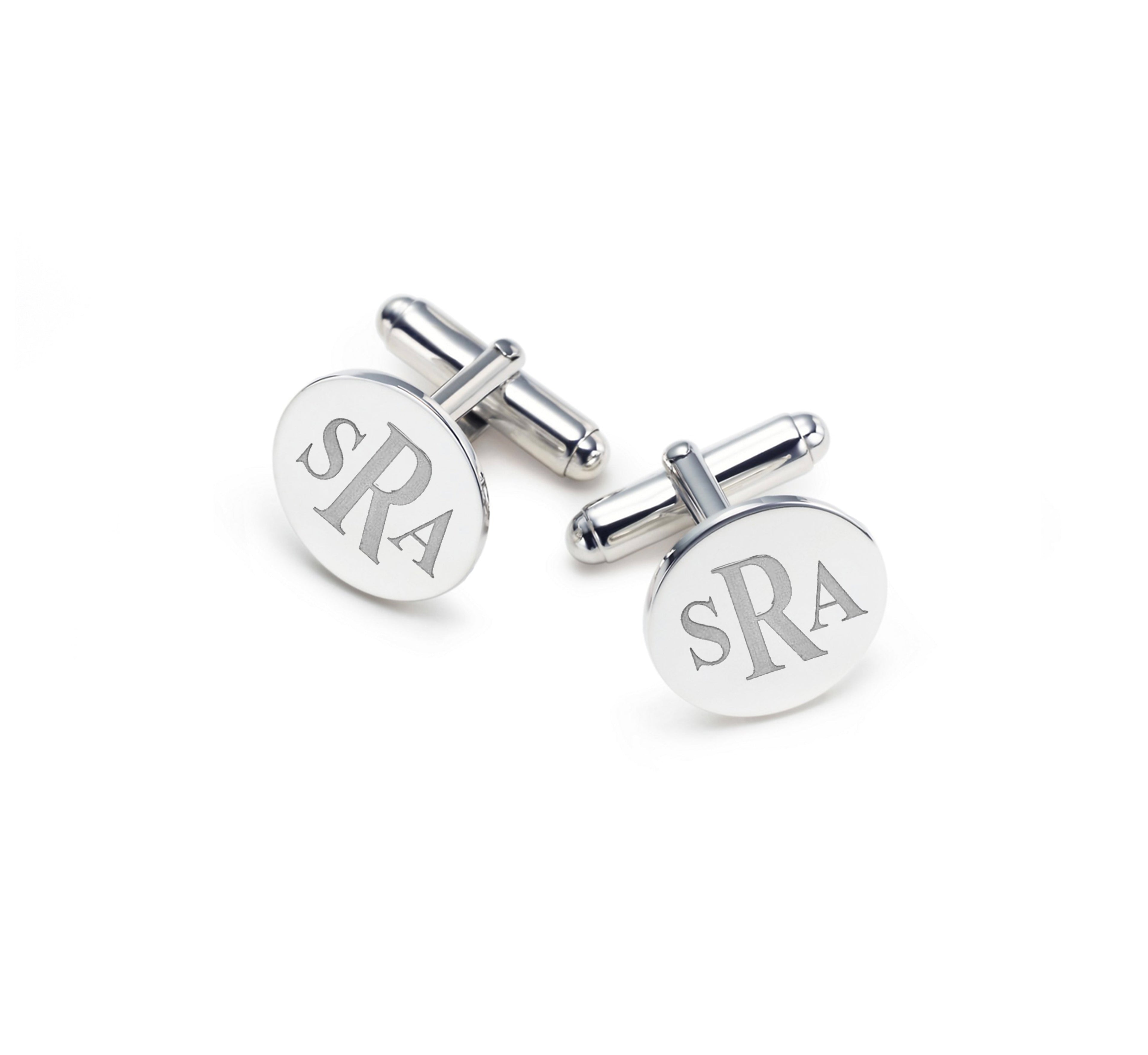 Personalized Initial Cufflinks