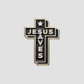 Jesus Saves Enamel Pin