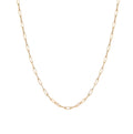 Elle Sterling Silver or Gold Plated Paperclip Link Chain