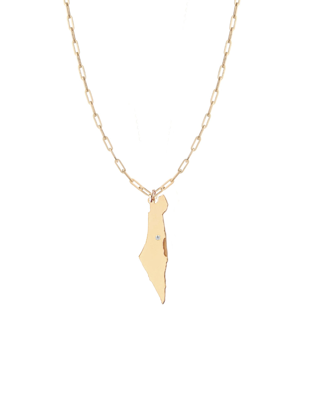 Eretz Map Necklace
