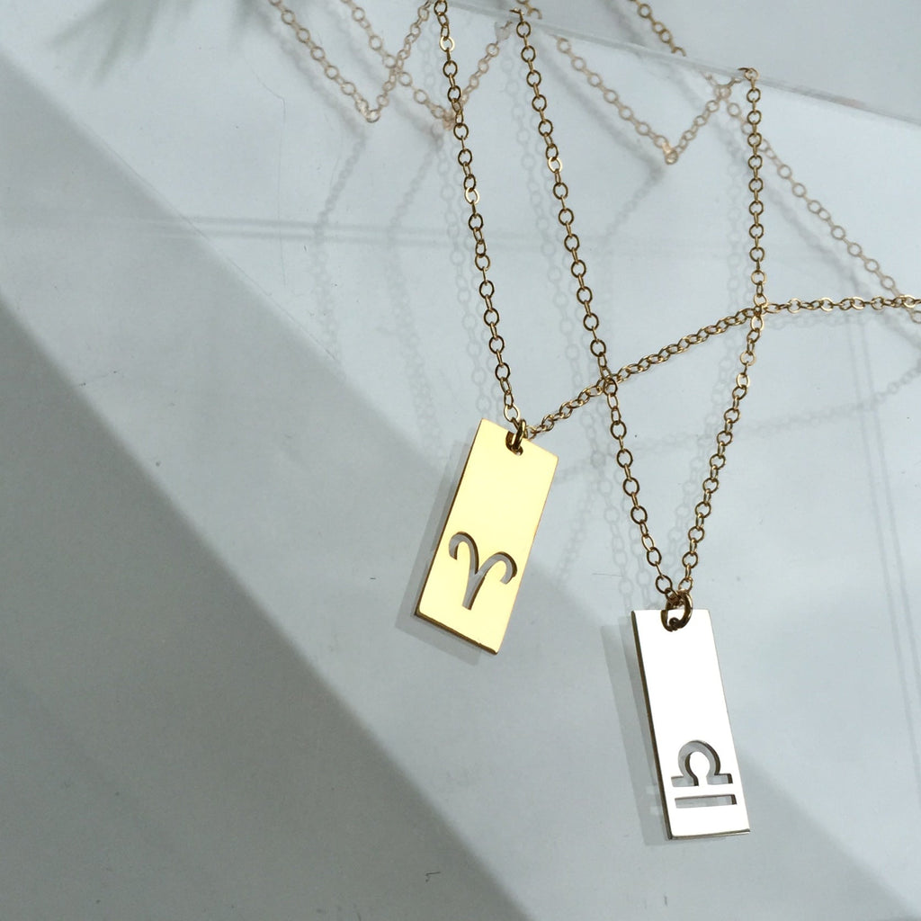Zodiac Bar Necklace