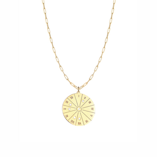 Calendar Wheel Necklace