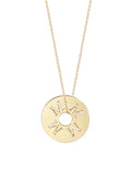 Dannie Initial Token Necklace