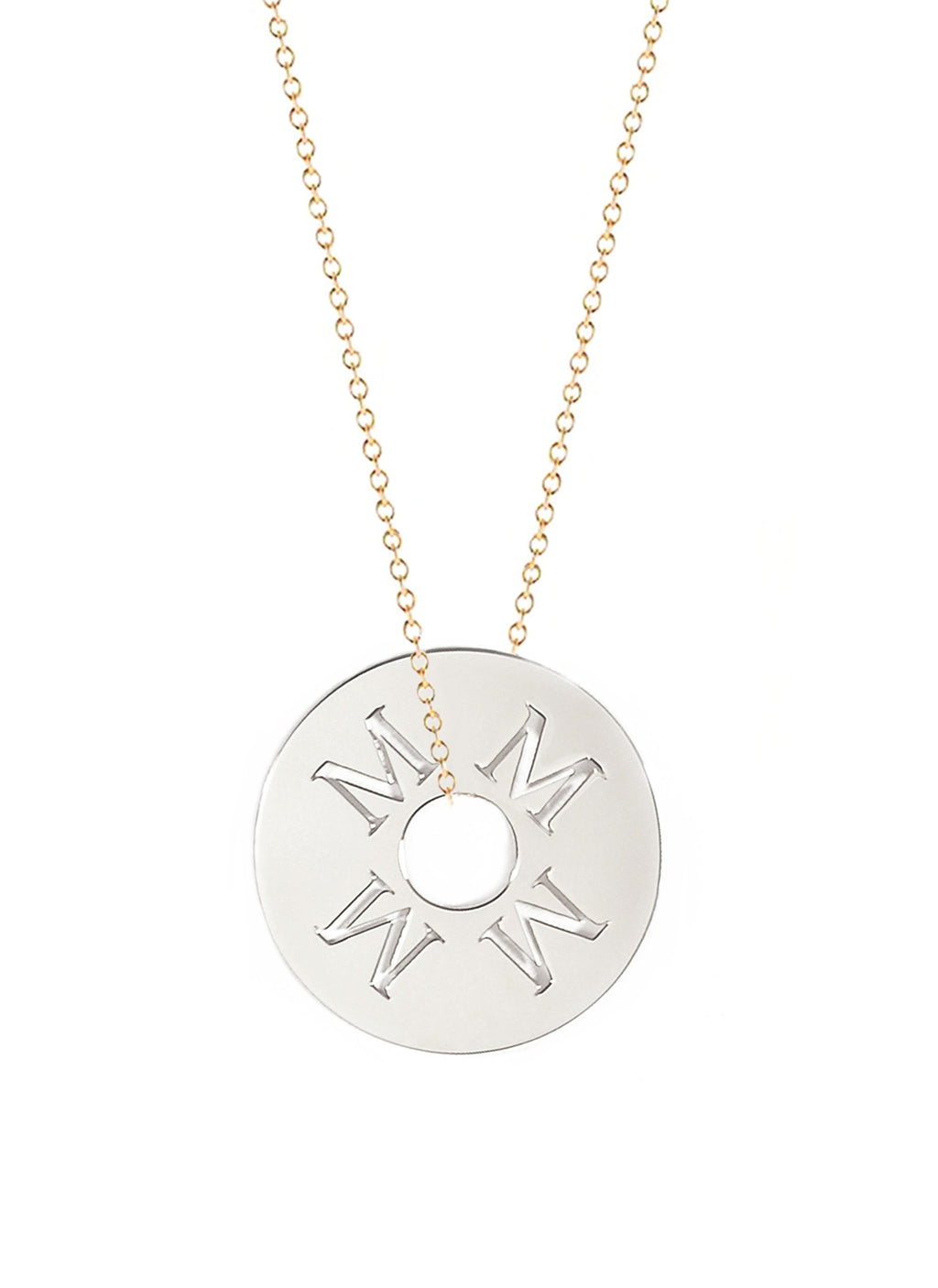 Dannie Initial Token Necklace