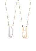 Initial Frame Necklace