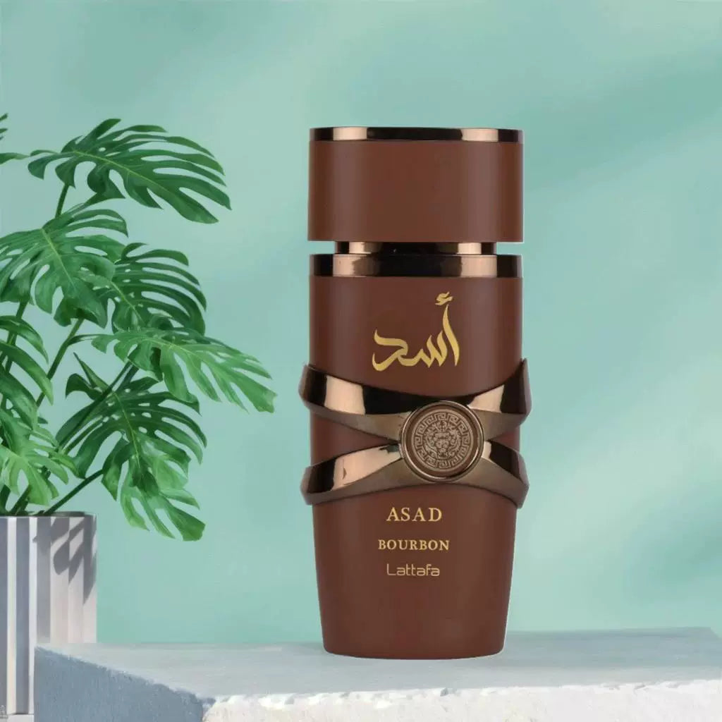 100 ml Asad Bourbon Lattafa7 Hochwertiges arabisches Dubai-Parfüm für Männer und Frauen aus dem Nahen Osten