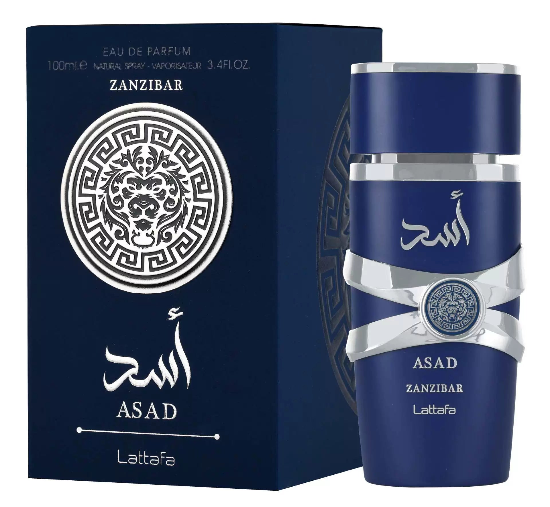 100 ml Asad Bourbon Lattafa7 Hochwertiges arabisches Dubai-Parfüm für Männer und Frauen aus dem Nahen Osten