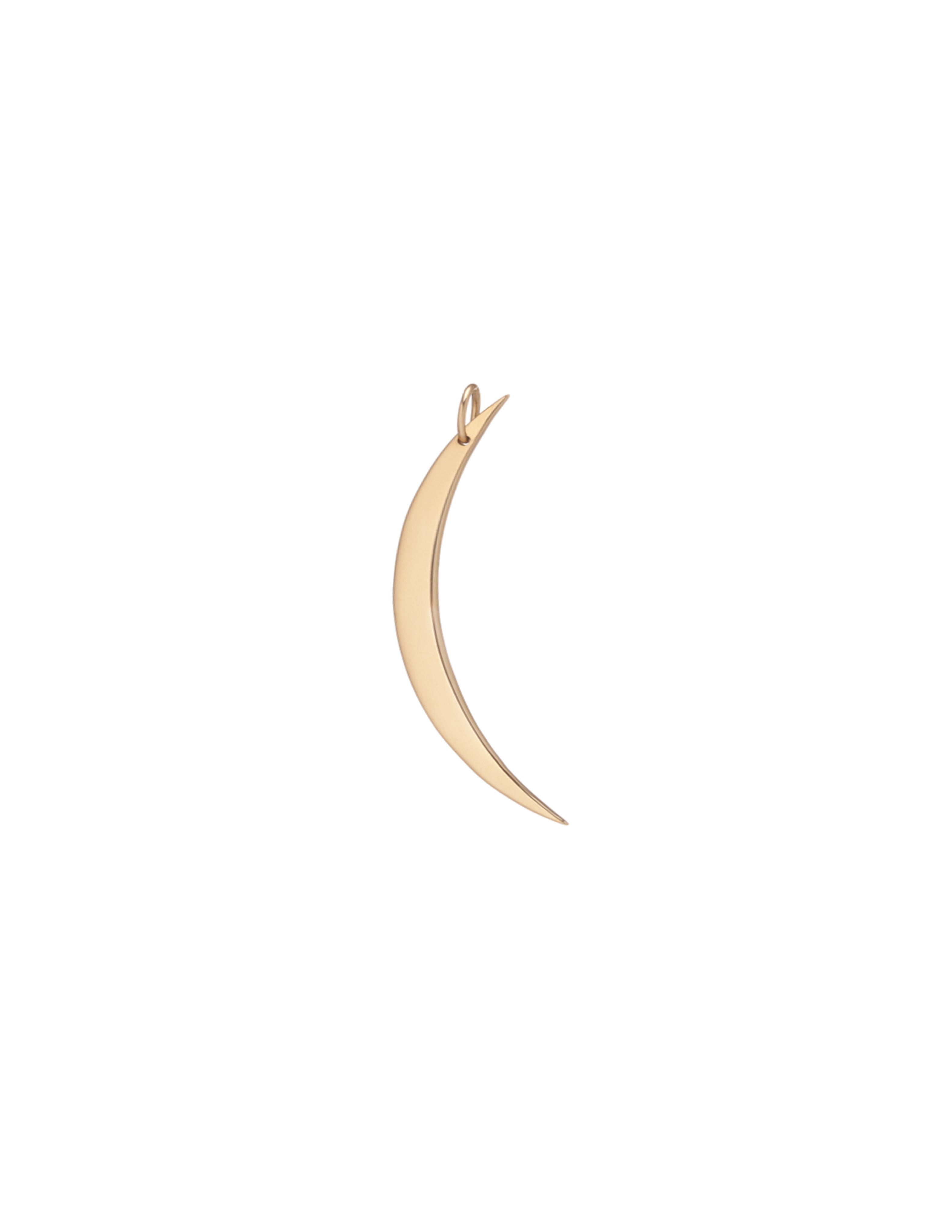 Quarter Crescent Moon Charm