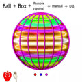 Flying Ball Toy Hand Control Flying Ball Magic Ball LED Light Boomerang Rotator 360° Mini Drone Flying Toy for Kids Family Gifts