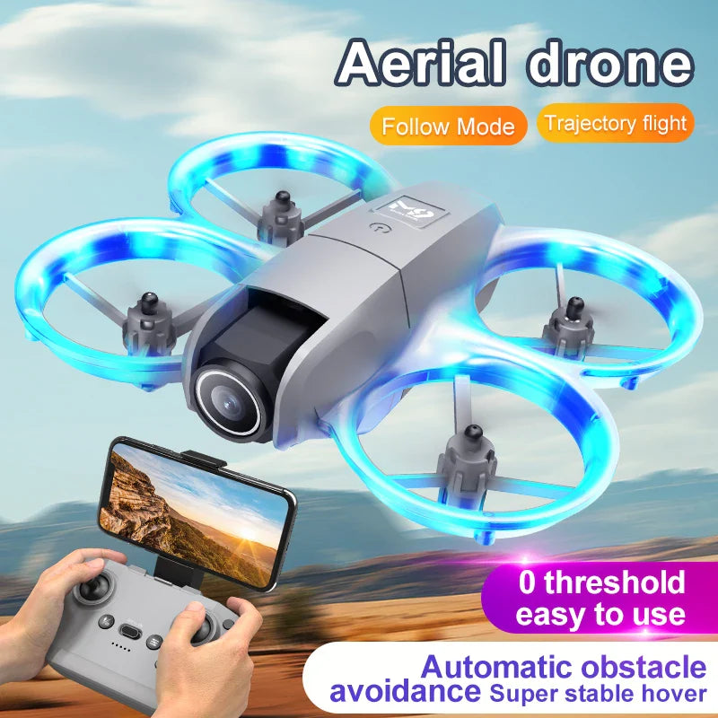Remote-controlled drone, high-definition dual camera, intelligent positioning, 2.4-inch display screen, multiple operations