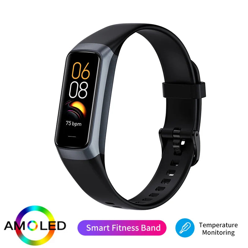 LIGE AMOLED-Smartwatch für Herren 2025 Smart Band für Damen Herzfrequenz-Blutdruck-Smartwatch Wasserdichtes Smart Armband Sport Fitness Tracker