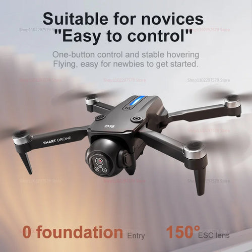 Neuer D18 Drohne 2025 mit 8K HD 150° elektrischer Dual-Kamera Winkel-Hindernisvermeidung Faltbarer Quadcopter für Luftaufnahmen Spielzeug