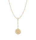 Vesta Multiple Initial Medallion Lariat
