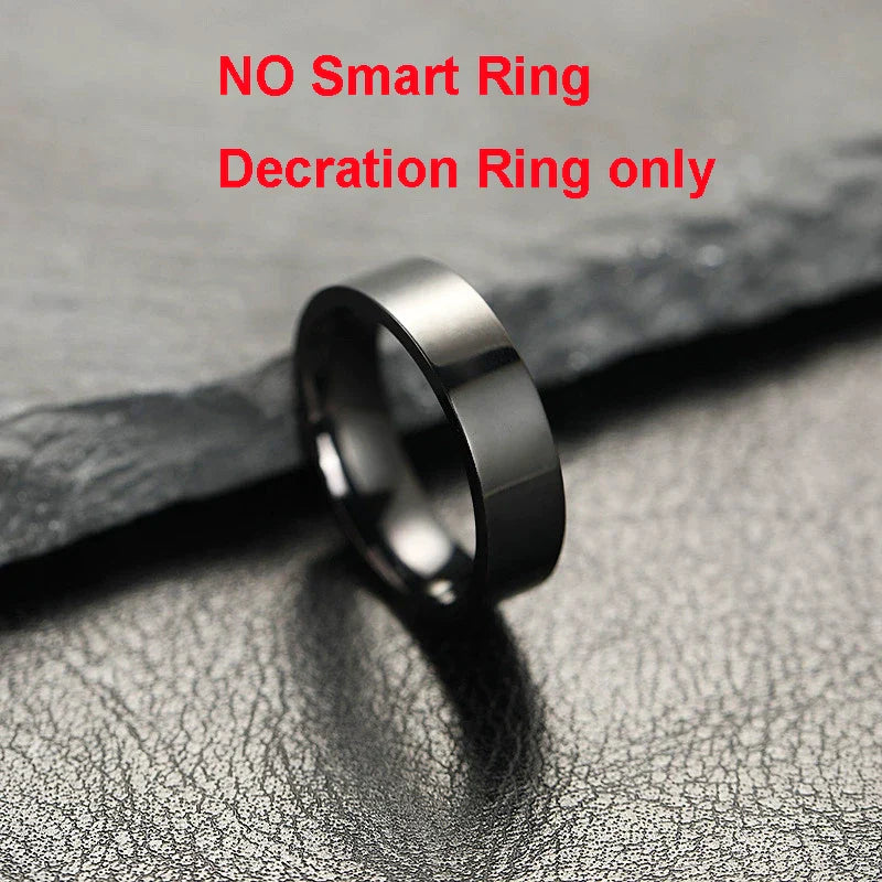 2025 Smart Ring Damen Herren Super schmal 6,3 mm Herzfrequenz Gesundheits-Stressmessung Monitor IP68 Wasserdicht Fashion Sportringe
