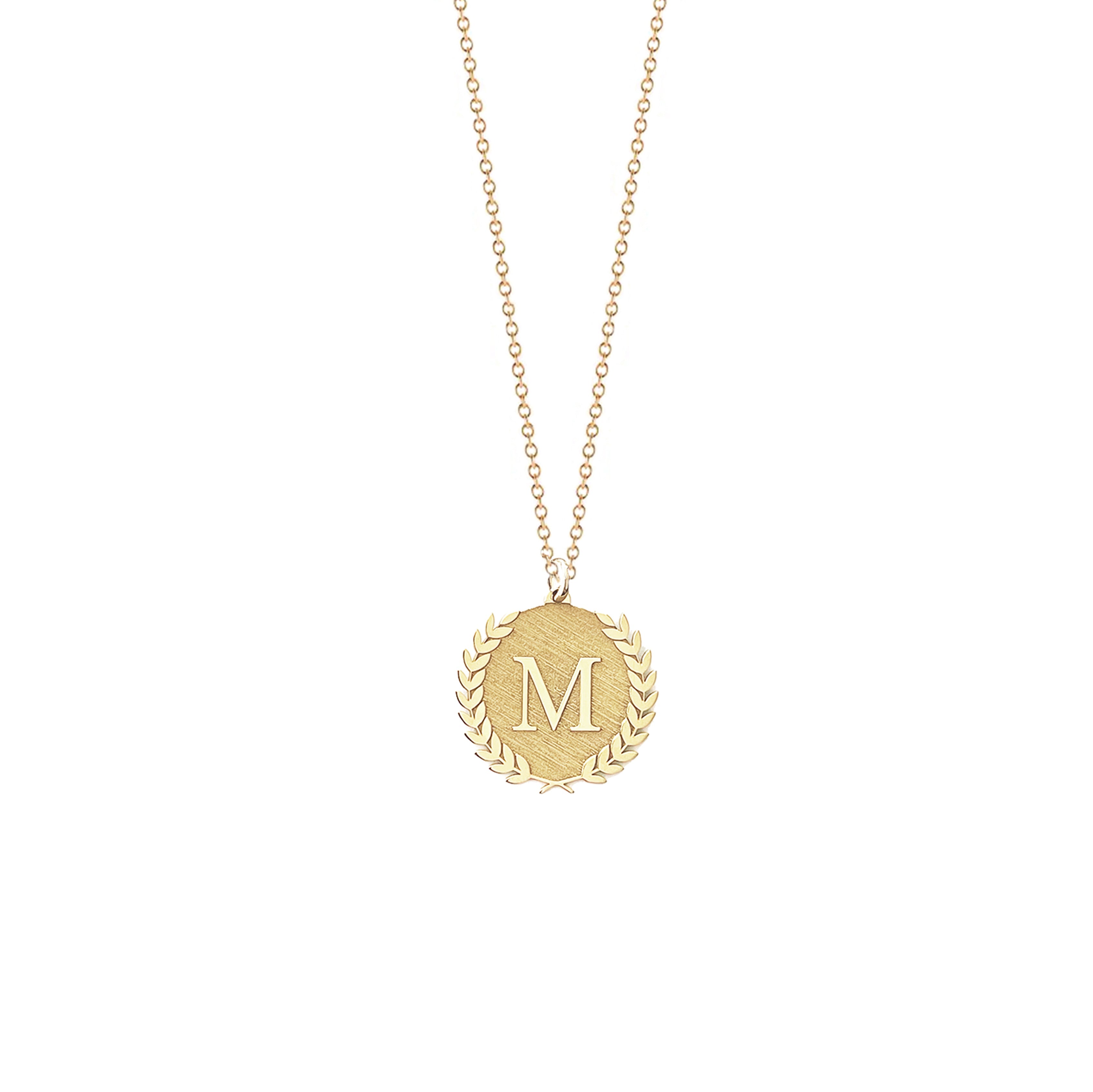 Apollo Wreath Medallion Necklace