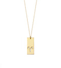 Zodiac Bar Necklace